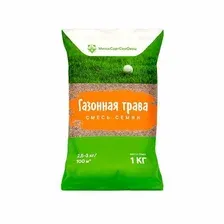 Трава газонная Солнечный газон 1 кг.