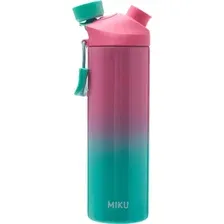 Термос MIKU TH-BTL-700GTP 700мл (бирюзовый, розовый)