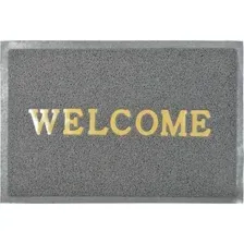 Придверный коврик ComeForte Welcome 40x60 (серый)