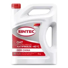 Антифриз готовый красный Sintec OEM China -40°C, 5кг / 6145011