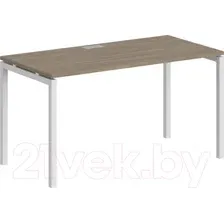 Письменный стол Norden 120x70x75 / SG.204.OD.44.WH (белый/дуб темный)