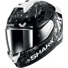 Мотошлем Shark Skwal i3 Hellcat (р. 2XL, черный/белый)