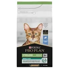 Корм Purina Pro Plan Sterilised Renal Plus (Кролик) 10 кг