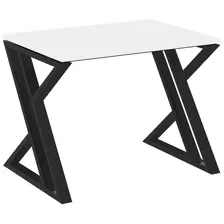 Стол письменный RIVA VR.L-SRZ-1.7 Black, белый бриллиант
