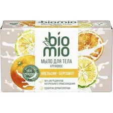 Мыло твердое BioMio с эфирными маслами апельсина и бергамота (140г)