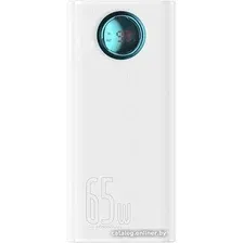 Внешний аккумулятор Baseus Amblight Digital Display Fast Charge Power Bank 65W 26800mAh (белый)