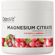Цитрат магния, OstroVit, МАЛИНОВЫЙ ЛИМОНАД С МЯТОЙ, 200 г