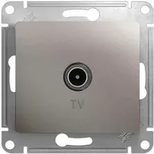 Розетка телевизионная Schneider Electric Glossa GSL001291 (платиновый)