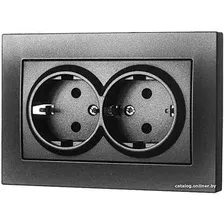 Розетка Elbi Vega 510-011130-907 (графит)