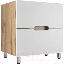 Тумба под умывальник Style Line Куба 75 2 ящика Plus (напольная)