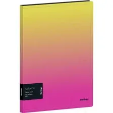 Папка для бумаг Berlingo Radiance DB4_20001 (желтый/розовый)
