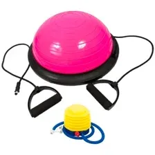 Балансир AMETIST Bosu Ball (розовый)