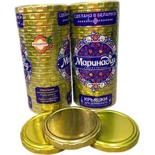 Набор крышек для закатки Маринадия ТОIII-82 (золото)