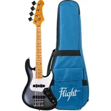 Бас-гитара Flight Mini JB Moonburst Bass