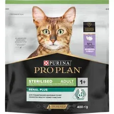 Корм для кошек Pro Plan Sterilised Adult Renal Plus, индейка, 400 г
