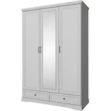 Шкаф распашной Anrex Valencia 3DG2SZ (серый)