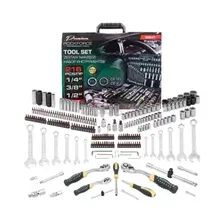 Набор инструментов 1/4" 3/8" 1/2" 6 граней 216 предметов ROCKFORCE