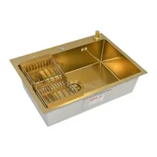 Комплект ARFEKA ECO AR мойка 700*500, коландер, дозатор GOLD DECOR