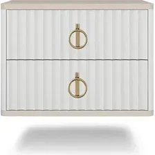 Тумба Shtabe Royal 5102 эко (макиато/р.золото)
