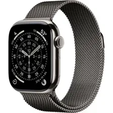 Умные часы Apple Watch Series 11 LTE 42 мм (титановый корпус, природный/сланец, миланская петля)