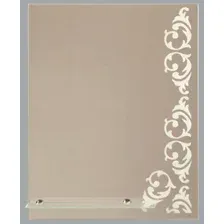 Tivoli Зеркало Шоколад 50х68 458520 (с полочкой)