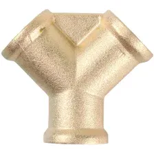 Соединение внутр. резьба 1/4" Y-образное (латунь) ECO