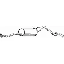 286-409 823-771 ГЛУШИТЕЛЬ ВЫХЛОПНЫХ ГАЗОВ, СТРАНА ВВОЗА - ПОЛЬША BOSAL