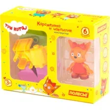 Конструктор Полесье Макси. Три кота. Карамелька и чаепитие / 63714 (6эл)