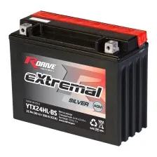Мотоаккумулятор RDrive eXtremal Silver YTX24HL-BS (22 А/ч)