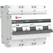 Выключатель автоматический EKF PROxima ВА 47-100 3P 40A (C) 10kA mcb47100-3-40C-pro