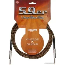 Гитарный кабель Klotz VIN-0300 (3 м, коричневый/черный)