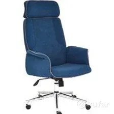 Офисное кресло TetChair Charm (флок, синий)