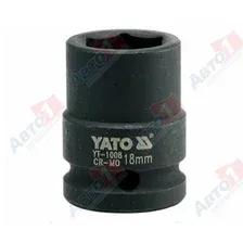 YATO YT-1008 1/2 Головка ударная 18 мм, 6 гр