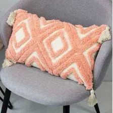 Чехол на подушку Matex Tufted ALEX-029 (бежевый/персиковый)