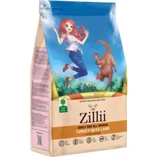 Корм для собак Zillii Adult Dog, индейка/ягненок, 15 кг