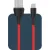 Кабель Celebrat FLY-2 MicroUSB (1м, красный)