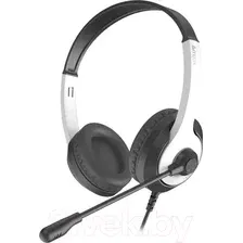 Наушники-гарнитура A4Tech Panda FH100U (черный/белый)