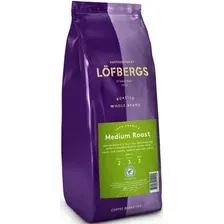 Кофе Lofbergs Medium Roast в зернах 1000 г