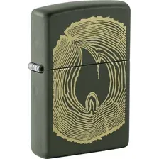 Зажигалка Zippo Green Matte Wood Ring 48959
