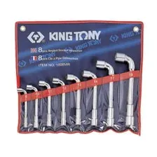 Набор ключей торцевых L-образных 8-19 мм (8 предметов) KING TONY 1808MR