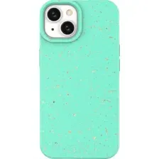 Чехол-накладка Case Recycle для iPhone 15 (мятный матовый)