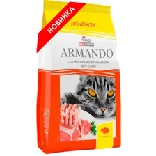 Сухой корм для кошек Armando сухой полнорационный со вкусом ягненка 10кг
