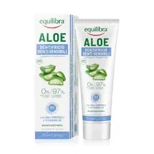 Зубная паста Equilibra Aloe Gel отбеливающая (75мл)