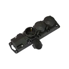 Колодка розеточная IP44 BYLECTRICA [2 шт.] (Р16-415)
