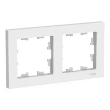 Рамка 2-я белый Schneider Electric Atlasdesign
