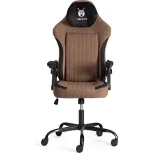 Кресло офисное Tetchair iWolf (ткань, черный/коричневый)
