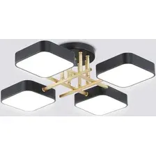 Люстра Ambrella FL516343/4 BK/GD (черный/золото)