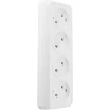 Розетка General Lighting Альфа 477012 (белый)