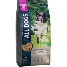 All Dogs для активных собак (Мясо) 20 кг