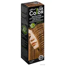 Оттеночный бальзам для волос "Color Lux" тон: 07, табак